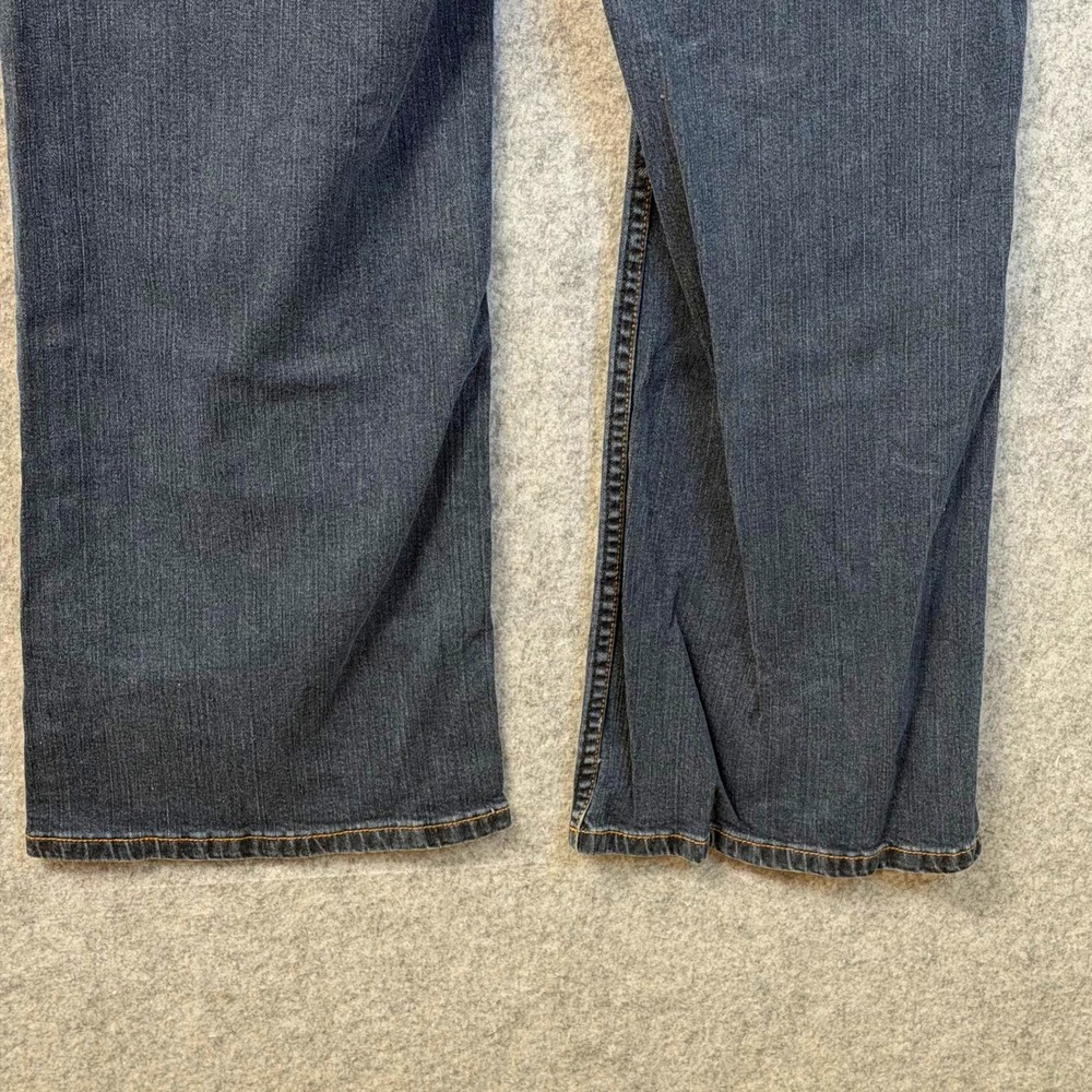 Coldwater Creek Womens Dark Wash Straight Leg Denim Jeans Blue Mid Rise Size 16 - Picture 6 of 13